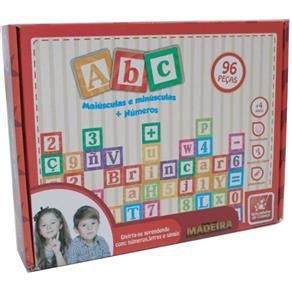 ABC Maiúscula e Minúsculas 96peças