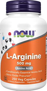 Now L-Arginine 500mg 250caps veg