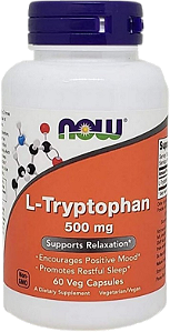 Now L-Tryptopham 500mg 60caps veg