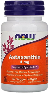 Now astaxanthin 4dmg 60caps gel