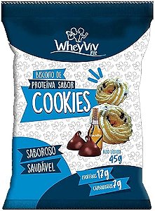 Wheyviv Fit biscoito de proteina 45g 20 unidades