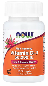 Now Vitamin D-3 50,000IU 50 softgels