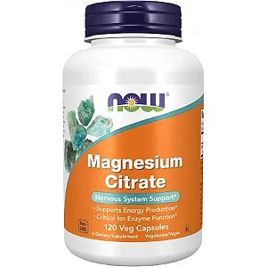 Now magnesium citrate 120 veg caps