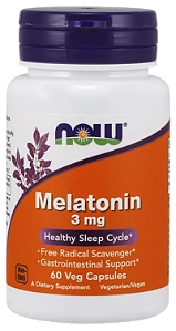 Now melatonin 3mg 60 veg caps