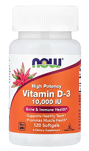 Now vitamin d3 10000iu 120 softgels