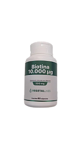 Biotina 10000 mcg 60 caps
