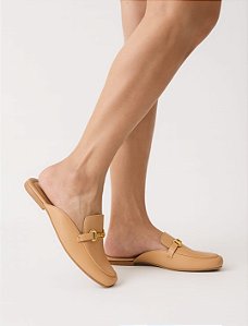 Mule Feminino com Fivela Dourada | Confortável e Leve | Casual Elegante para Dia a Dia - 2 Cores