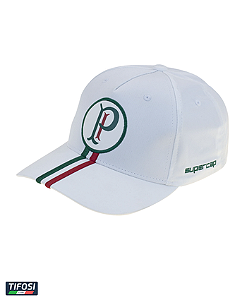 Boné Palmeiras Palestra Branco com listras