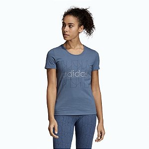Camiseta Adidas Motion Azul Gym