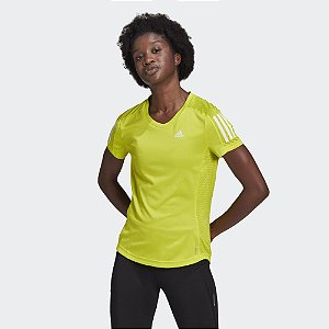 Camiseta Adidas Own The Run Neon