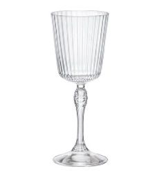 Conjunto Taça vinho em cristal transparente set c/6 unidades