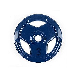 Anilha Sport Emborrachada-31mm- 10 kg