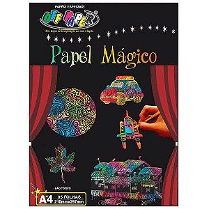 Papel mágico multicolor A4