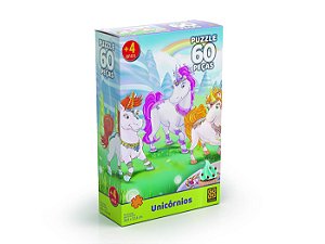 Quebra Cabeça Infantil Rainbow Unicórnio Puzzle Jogo Educativo 150