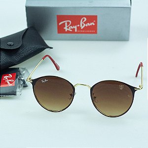 Óculos de Sol Rayban Scuderia Ferrari Rb 3662 - Marrom Degradê - DaRô  Acessórios