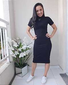 Vestido Canelado