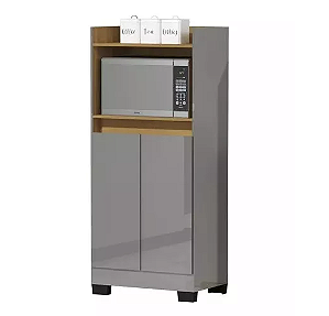 Suporte Para Microondas E Forno Armário Multiuso Organizador Para Cozinha Moderno Jt