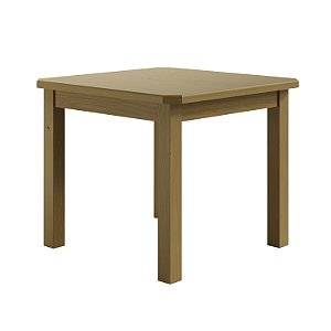 Mesa Quadrada Preta De Madeira Maciça Pinus 88x88 Para Cozinha Sala De Jantar Sfa
