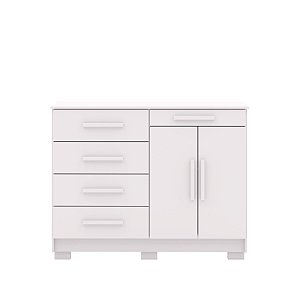 Cômoda Sapateira Grande Reforçada Espaçosa Com 5 Gavetas 2 Porta Us