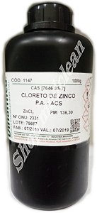 Cloreto De Zinco Anidro Pa frasco 1kg Dinâmica