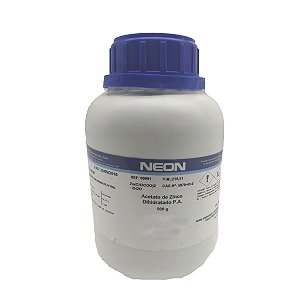 Acetato De Zinco Dihidratado PA 500gr Neon