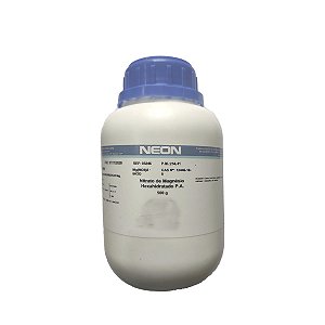 Nitrato Magnésio Hexahidratado PA 500gr Neon