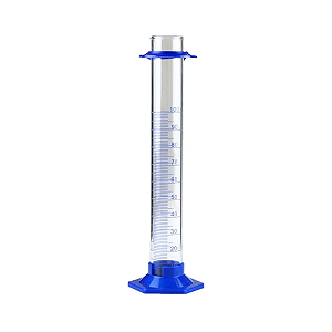 Proveta Vidro Com Base Plástico Hexagonal Boro 3.3 Cap 1000ml