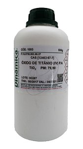 Oxido Titânio IV PA bióxido 500gr Dinâmica