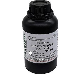 Nitrato de Sodio PA ACS 500G Dinamica