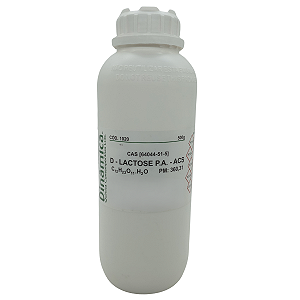 Lactose D (+) (1H2O) PA Frasco 500Gr