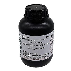 Sulfato de Alumínio PA ACS 500Gr Dinamica