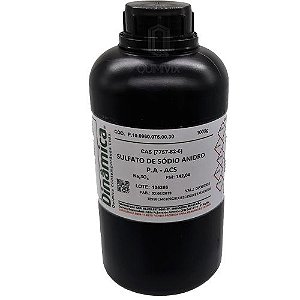 Sulfato Sodio Anidro PA ACS 1 KG Dinamica