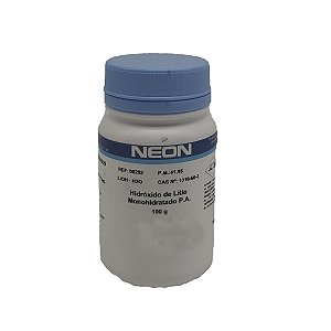 Hidroxido Litio Monohidratado PA 100Gr Neon