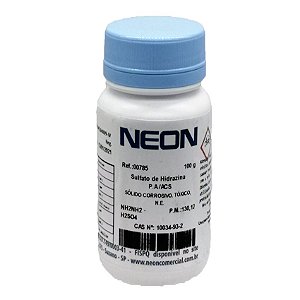 Sulfato Hidrazina PA 100Gr Neon