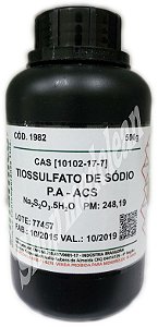 Tiossulfato Sódio P.A./ACS 500Gr