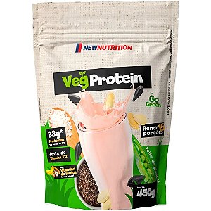 VegProtein - Sabor Vitamina de Frutas - 450G (15 porções) - Newnutrition