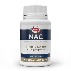NAC N-Acetil L-Cisteína - 60 cápsulas de 750mg - Vitafor
