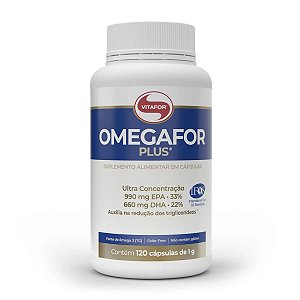 Omegafor Plus - 120 cap de 1000mg - Vitafor