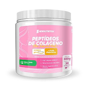 Colágeno Verisol com Ácido Hialurônico- 300G (30 porções) - Sabor Limão - Newnutrition