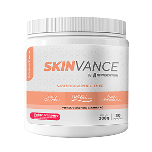 Colágeno SKINVANCE® em Pó 300g Sabor Cranberry - Newnutrition