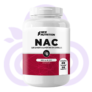 NAC N-acetilcisteína 600mg – 60 cápsulas - Newnutrition