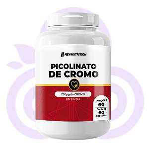 Picolinato de Cromo 250 mcg 60 Caps - Newnutrition