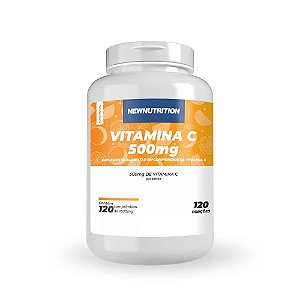 Vitamina C - 120 cápsulas de 500MG - Newnutrition