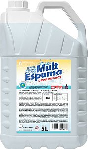 Detergente alcalino Mult Espuma 5 litros concentrado 1:50