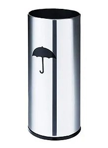 Suporte aberto em aço INOX para guarda chuva 27 litros