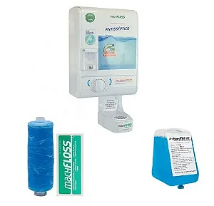 KIT PROMOCIONAL dispenser fio dental machfloss (3 em 1)