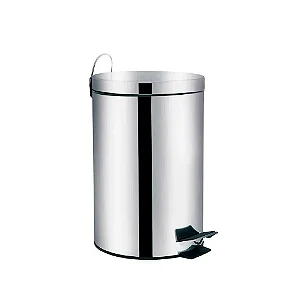 Lixeira aço inox c/ pedal 20L