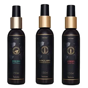 Aromatizante de ambiente spray 150ml Via Aroma - LINHA MUNDO
