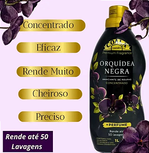 Amaciante de Roupas Concentrado Orquídea Negra Coala 1L