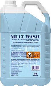 Mult Wash detergente para lava louças industrial 5 litros